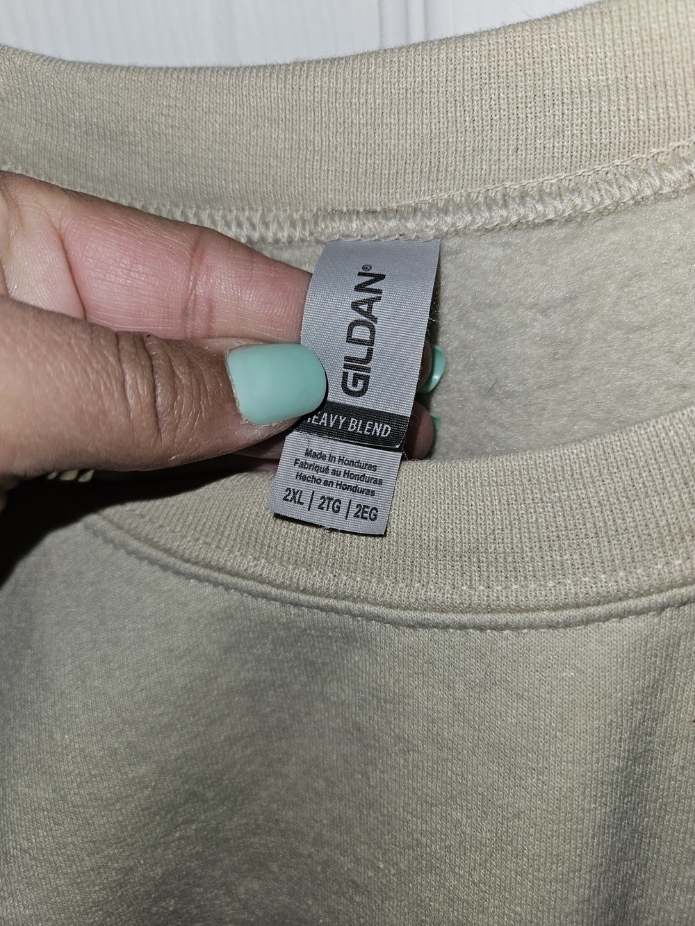 Unbranded Cream Graphic Sheep Crewneck Sweatshirt - Picture 4 of 4